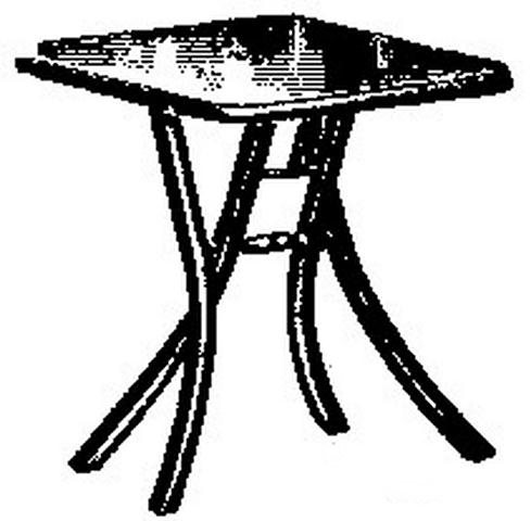 Image of Sears 1902 Automatic Folding Parlor Table