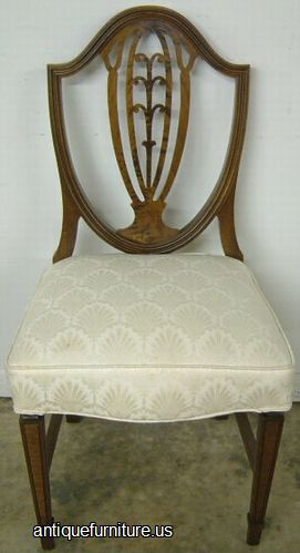 Mahogany Shield Back Dining Chair Image