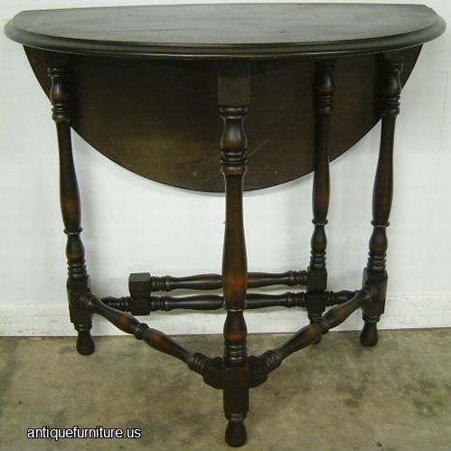 Antique Mahogany Gateleg Console Table