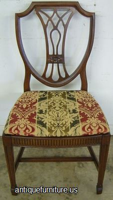 Mahogany Shieldback Dining Chair Image