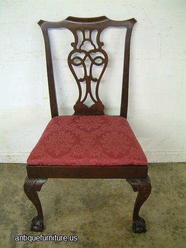 Mahogany Ball And Claw Dining Chair Image