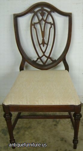 Mahogany Shieldback Dining Chair Image
