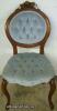  Victorian Style Rose Back Chair 