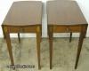 Thumbnail of Pair Inlaid Mahogany Kittinger Drop Leaf Lamp Tables