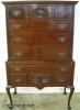 Thumbnail of Mahogany Queen Ann 10 Drawer Chest On Chest