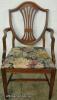 Thumbnail of Mahogany Shieldback Dining Chair With Arms