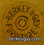 Berkey and Gay Branded Label