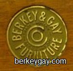 Berkey and Gay Brass Label