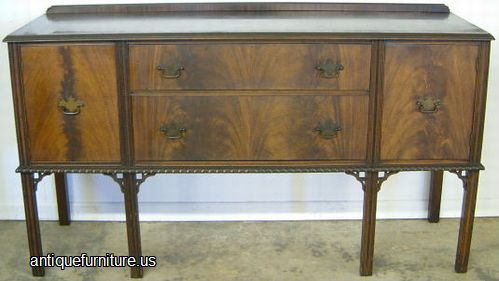 Antique Flame Mahogany Sideboard