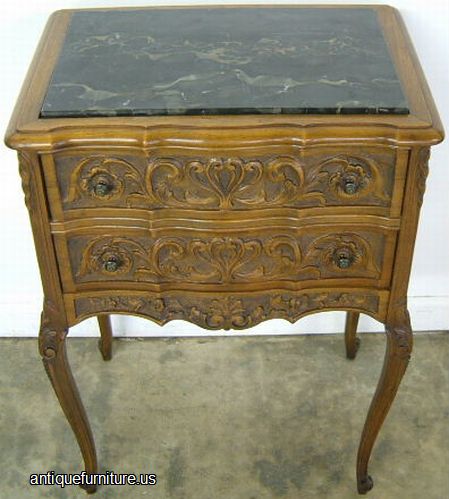 Antique French Style Marble Top Table