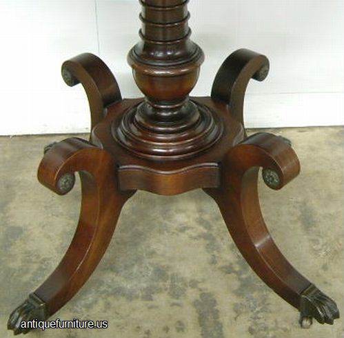 Antique Mahogany Lamp Table Base