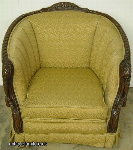 Antique Ornate Easy Chair
