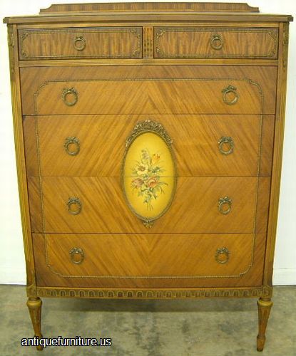 Antique Paint Decorated Chest