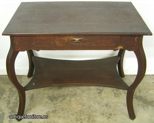 Antique Mahogany Library Table
