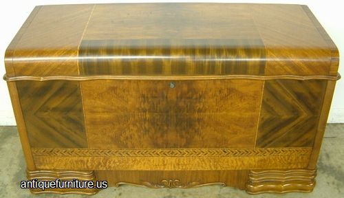 Antique Art Deco Cedar Chest