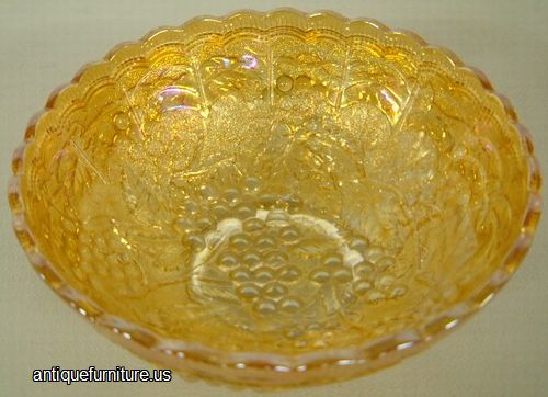 Antique Carnival Glass Bowl