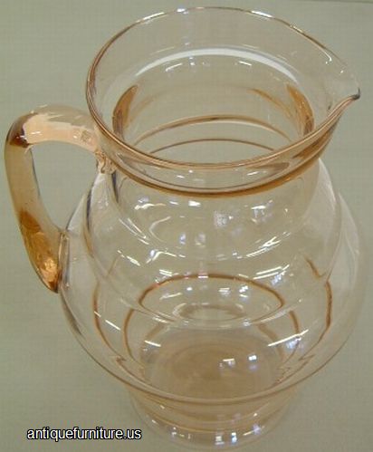 Antique Depression Glass Pitcher