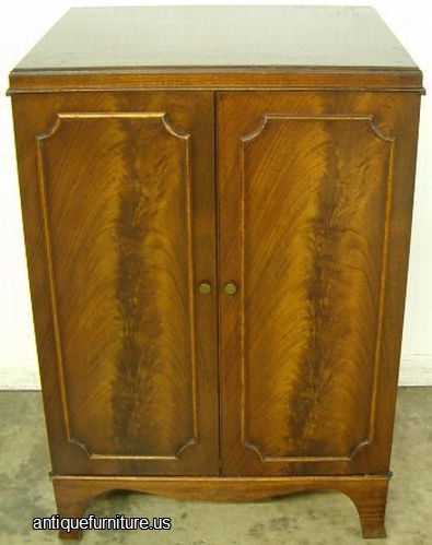 Antique Flame Mahogany Cabinet