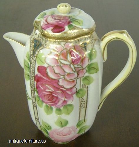 Antique Hand Painted Nippon Teapot