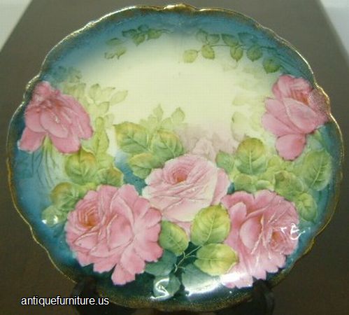 Antique Hand Painted Plate Bavaria
