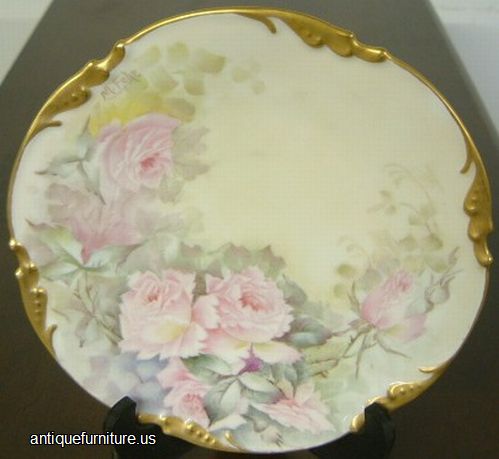 Antique France Hand Painted Plate