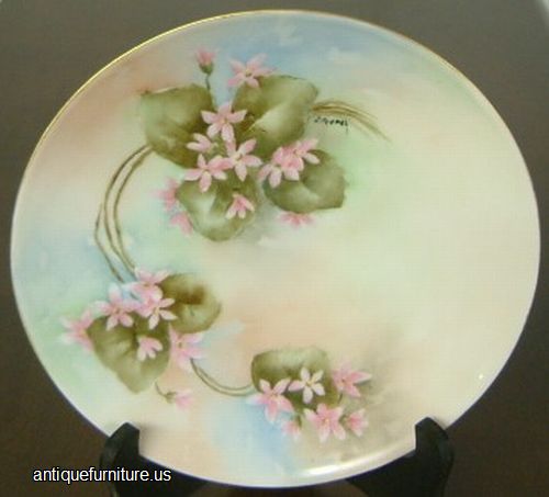 Antique Hand Painted Sevres Bavaria Plate