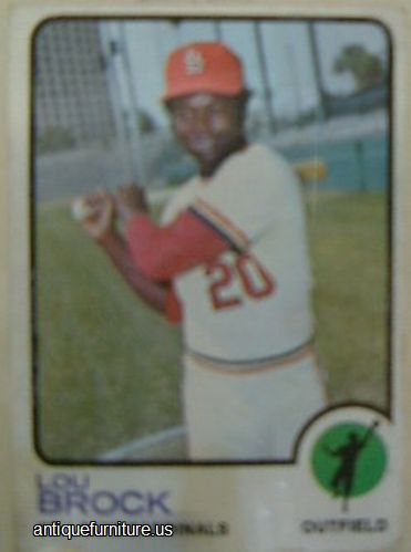 Antique Lou Brock Basball Card