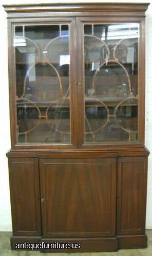 Antique Mahogany China Cabinet