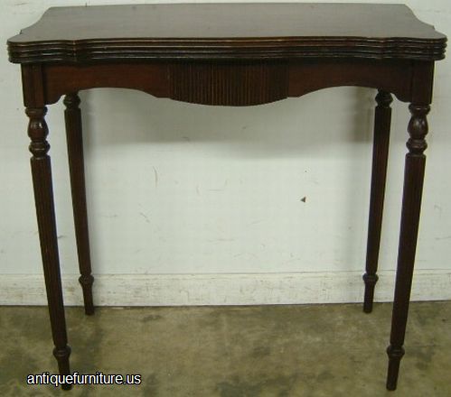 Antique Mahogany Game Table