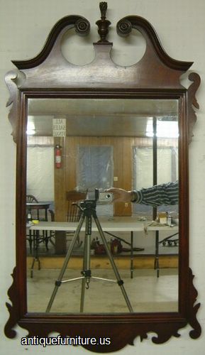 Antique Mahogany Mirror