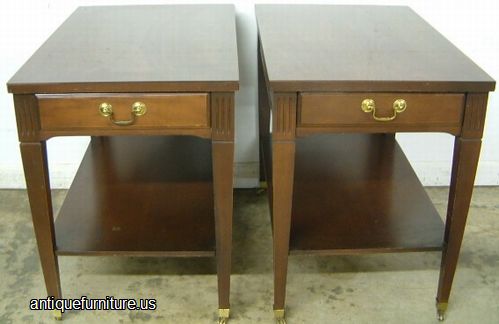 Antique Mersman Mahogany End Tables