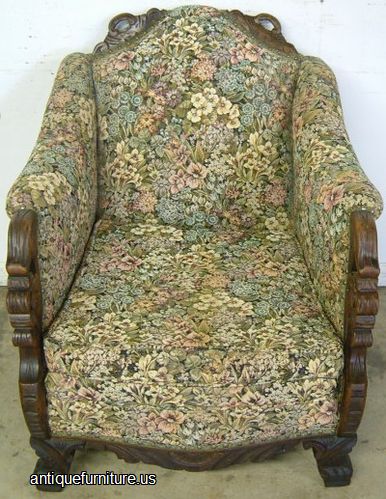 Antique Ornate Easy Chair