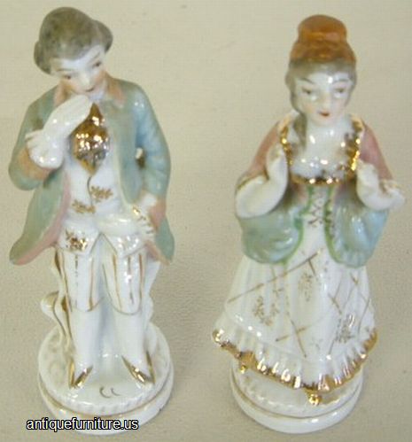 Antique Pair Occupied Japan Figurines