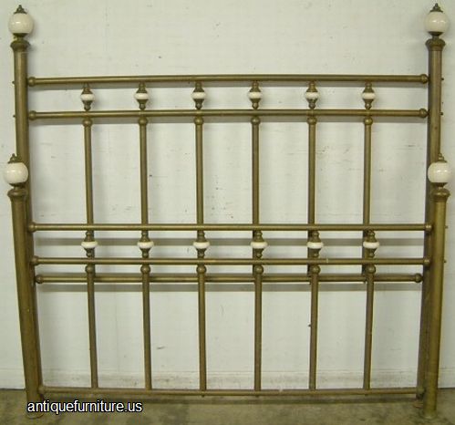 Antique Queen Size Brass Bed