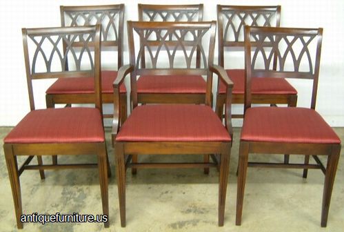 Antique Set Mahogany Dining Chairs