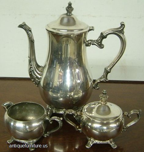Antique Silverplate Tea Set