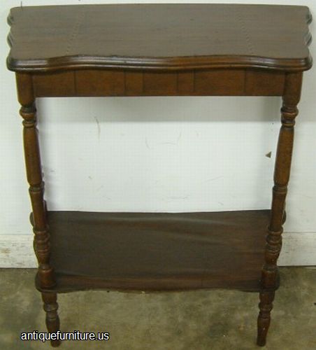 Antique Walnut Half Table
