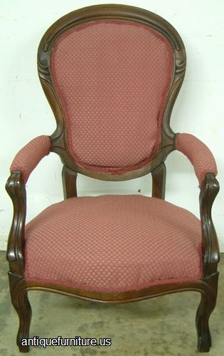 Antique Walnut Victorian Palor Chair