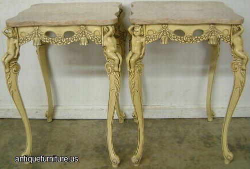 Antique Figural Lamp Tables