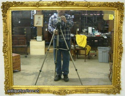 Antique Gilded Mirror