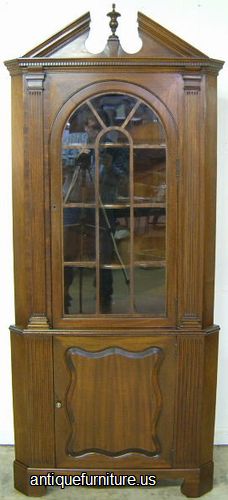 Antique Mahogany China Cabinet