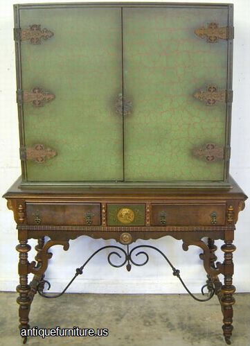 Antique Paint Decorated Chest