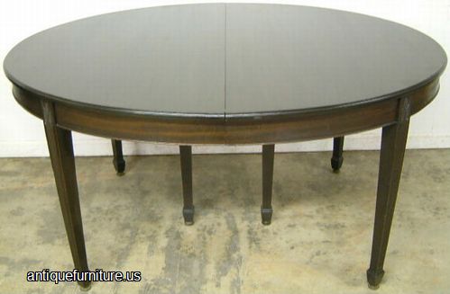 Antique Ribbon Mahogany Dining Table