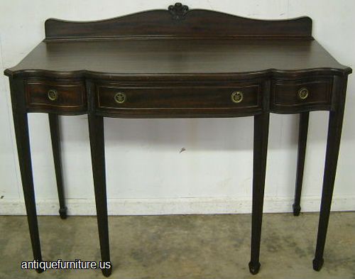 Antique Ribbon Mahogany Server