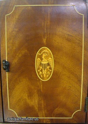Antique Tambour Desk Inlay