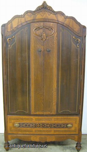 Antique Walnut Wardrobe