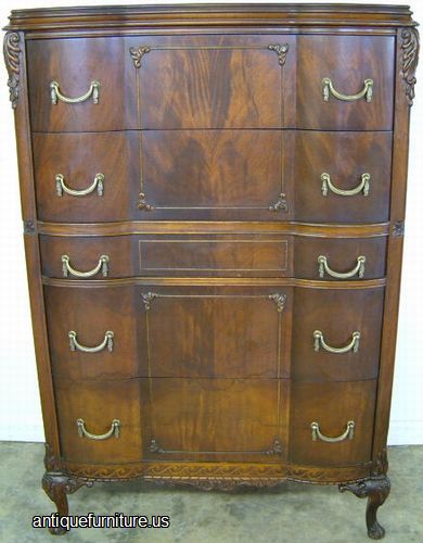 Antique French Style Mahogany Chest