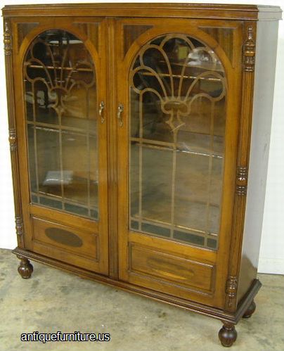 Antique Walnut Bookcase