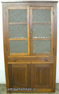 Antique 12 Tin Pie Safe Cupboard