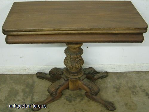 Antique Empire Furniture Company Game Table Atlanta Ga